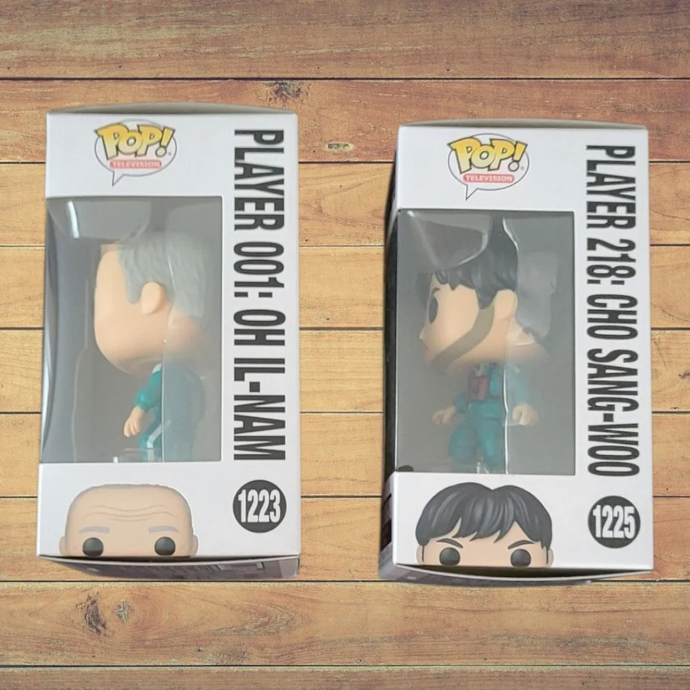 NEW Funko Pop Player 01 & 218 Of Squid Game - Picture 2 of 4